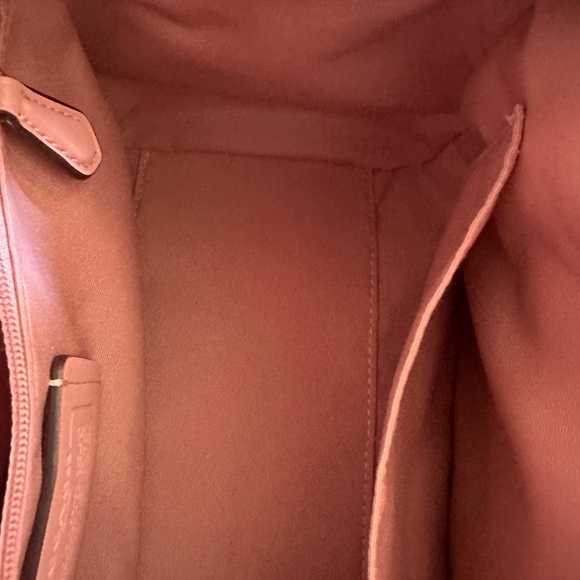 NWOT COACH Rowan Satchel in Signature Canvas Tan/Pink Petal - Picture 9 of 10